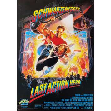 LAST ACTION HERO Herald- 9x12 in. - 1993 - John McTiernan, Arnold Schwarzenegger