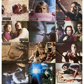 POLTERGEIST Lobby Cards x12 - 9x12 in. - 1982 - Steven Spielberg, Heather o'rourke