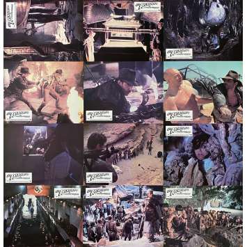 RAIDERS OF THE LOST ARK Original Lobby Cards x12 - 9x12 in. - 1981 - Steven Spielberg, Harrison Ford