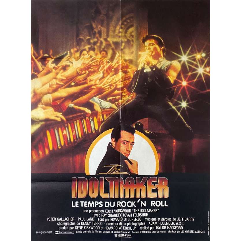 IDOLMAKER French Movie Poster 32x47 FR '80 Taylor Hackford, Bob Marcucci Poster
