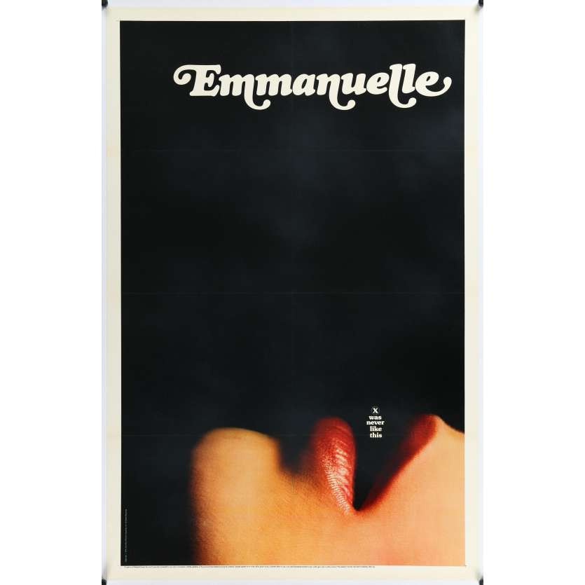 EMMANUELLE Affiche de film entoilée- 69x102 cm. - 1974 - Sylvia Kristel, Just Jaeckin