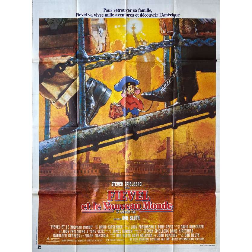 FIEVEL Movie Poster- 47x63 in. - 1986 - Don Bluth, Christopher Plummer