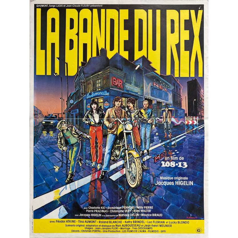 LA BANDE DU REX Movie Poster- 15x21 in. - 1980 - Jean-Henri Meunier, Charlotte Kid