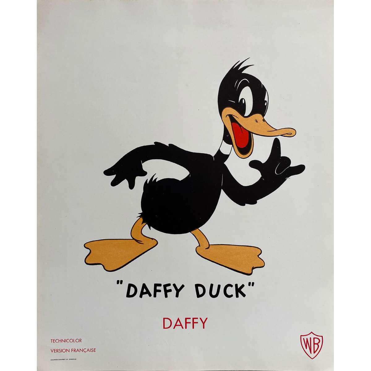 WARNER BROS CARTOONS French Lobby Card - 10x12 in. - 1970 N09 WARNER BROS CARTOONS French Lobby Card - 10x12 in. - 1970 N09