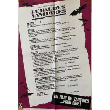 THE FEARLESS VAMPIRE KILLERS Movie Poster Review - 15x21 in. - 1967 - Roman Polanski, Sharon Tate