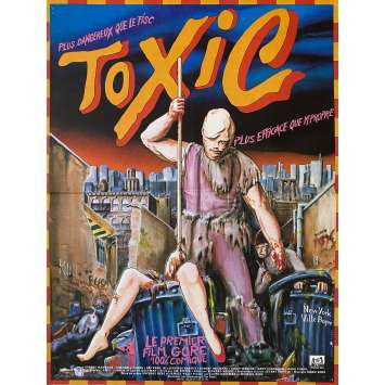 THE TOXIC AVENGER Movie Poster- 15x21 in. - 1984 - Lloyd Kaufman, Andree Maranda