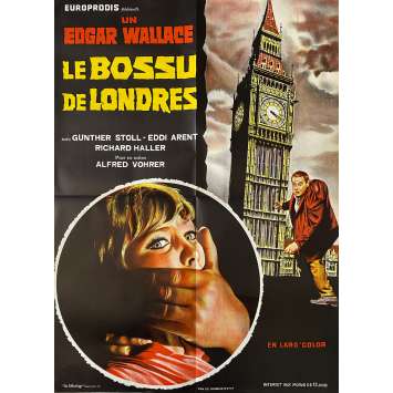 LE BOSSU DE LONDRES Affiche de cinéma- 60x80 cm. - 1966 - Günther Stoll, Edgar Wallace
