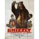 GRIZZLY LE MONSTRE DE LA FORET Affiche de cinéma- 120x160 cm. - 1976 - Christopher George, William Girdler