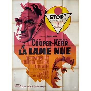 LA LAME NUE Affiche de cinéma Litho - 120x160 cm. - 1961 - Gary Cooper, Michael Anderson