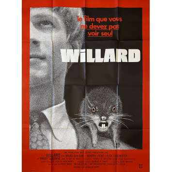 WILLARD Affiche de cinéma- 120x160 cm. - 1971 - Bruce Davison, Daniel Mann