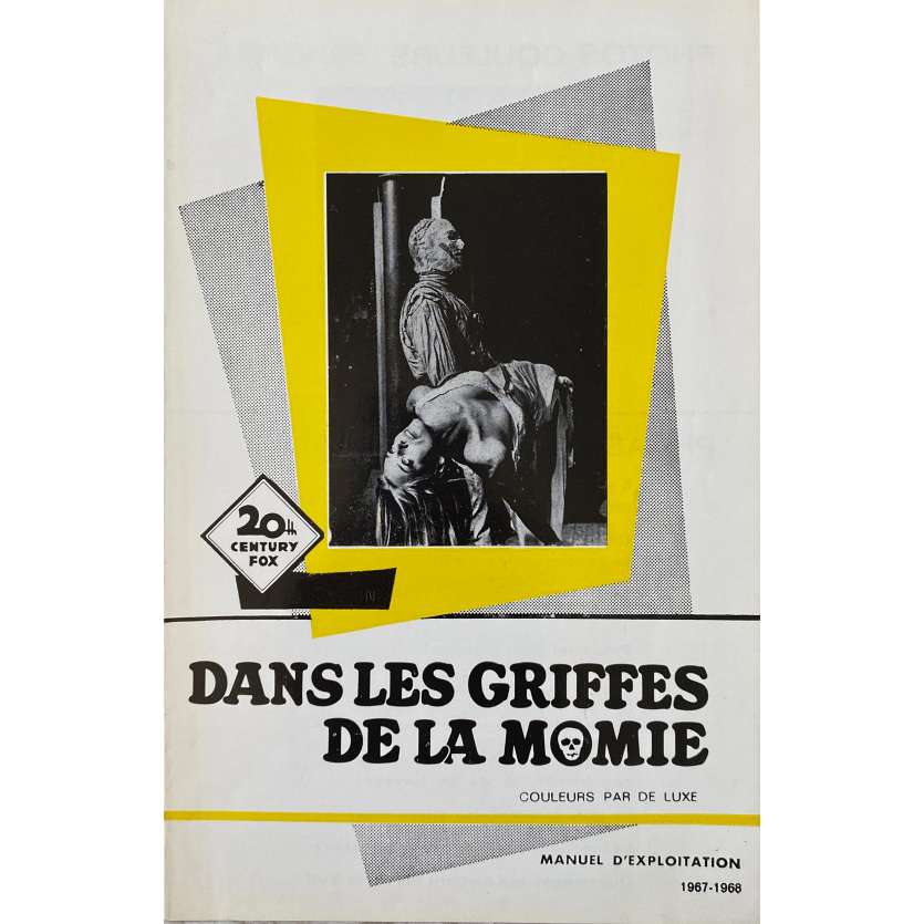 DANS LES GRIFFES DE LA MOMIE Synopsis 6p - 16x24 cm. - 1967 - Hammer Films, John Gilling