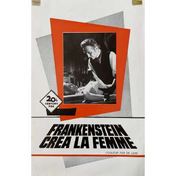 FRANKENSTEIN CREA LA FEMME Synopsis 2p - 16x24 cm. - 1967 - Peter Cushing, Hammer Films