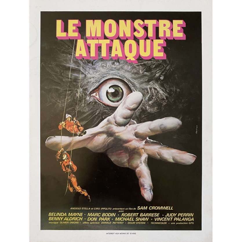 LE MONSTRE ATTAQUE Synopsis 2p - 24x30 cm. - 1980 - Belinda Mayne, Ciro Ippolito