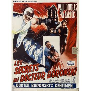LES SECRETS DU DR. BOROWSKI Affiche de cinéma- 35x55 cm. - 1956 - Paul Douglas, John Gilling