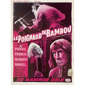 LE POIGNARD DE BAMBOU Affiche de cinéma- 35x55 cm. - 1959 - Eduard Franz, Edward L. Cahn