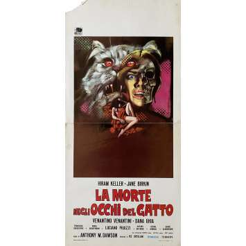 LES DIABLESSES Affiche de cinéma- 33x71 cm. - 1973 - Jane Birkin, Antonio Margheriti