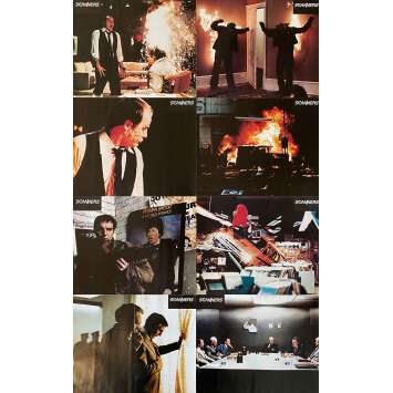 SCANNERS Photos de film x8 - JEU A blanc - 24x30 cm. - 1981 - Patrick McGoohan, David Cronenberg