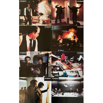 SCANNERS Photos de film x8 - JEU A blanc - 24x30 cm. - 1981 - Patrick McGoohan, David Cronenberg