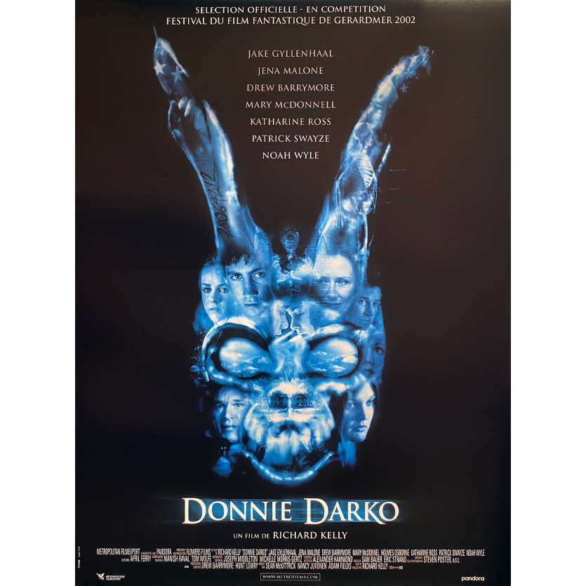 DONNIE DARKO affiche de film 40x60- 2001 - Jake Gyllenhall, Swayze