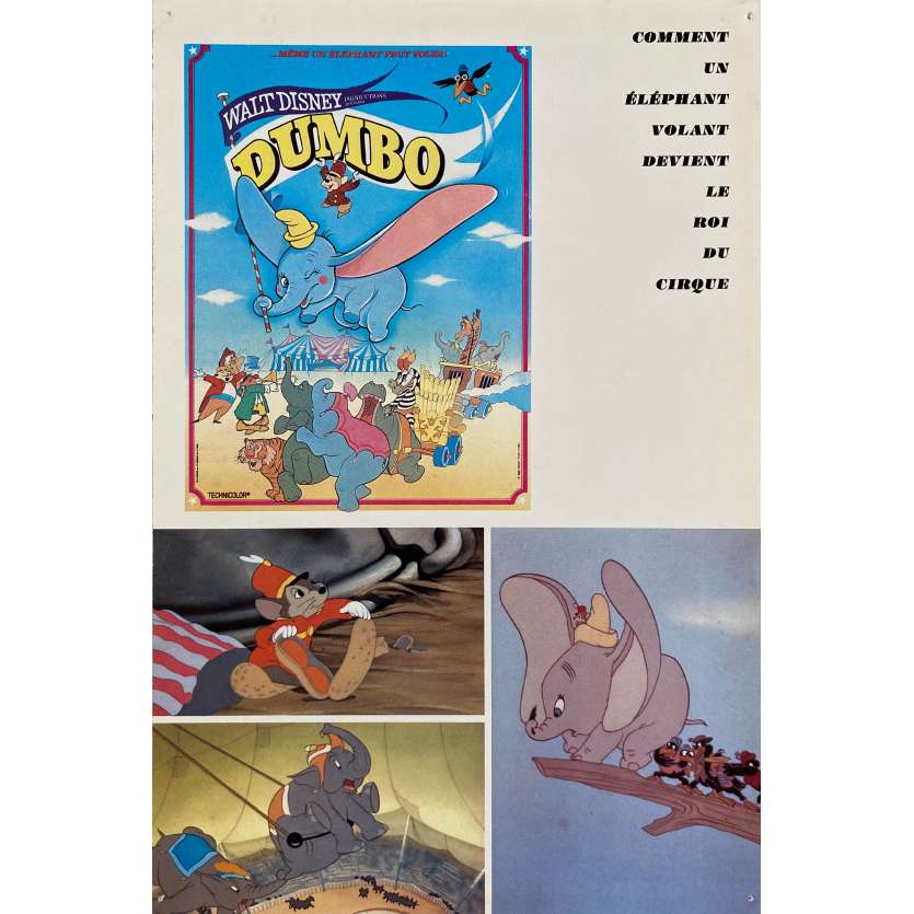 DUMBO Synopsis- 18x24 cm. - 1941/R1970 - Sterling Holloway, Walt Disney