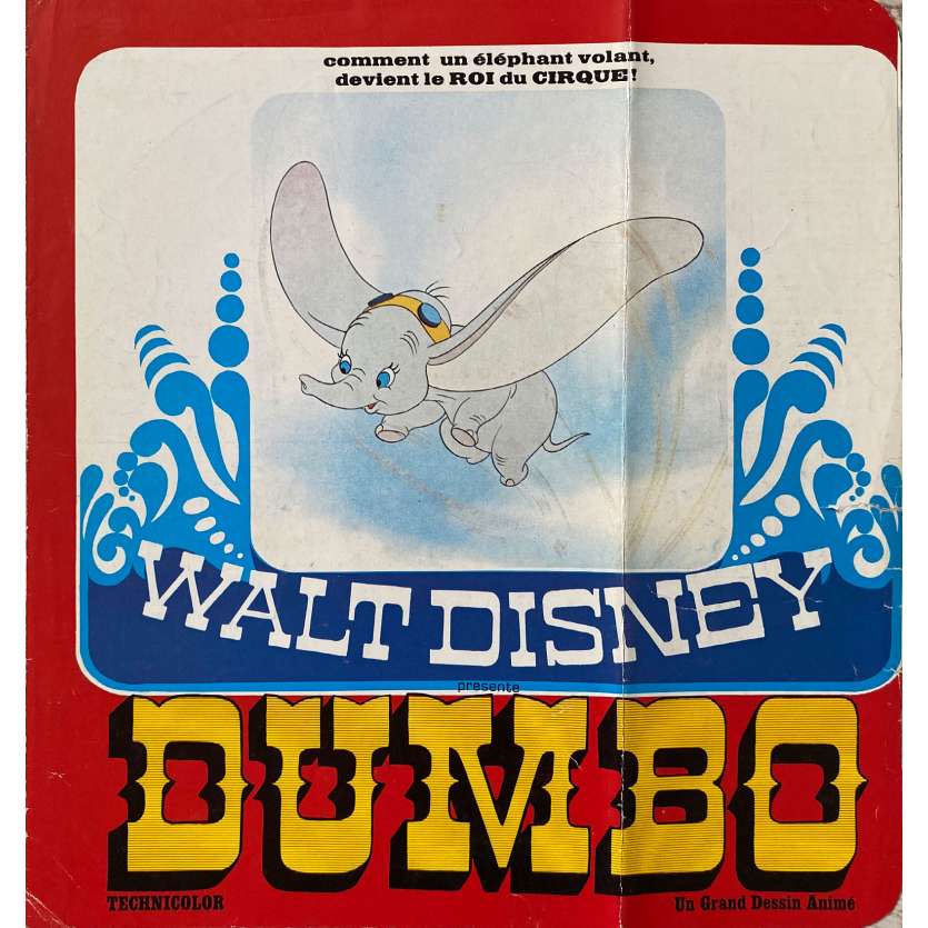 DUMBO Synopsis 4p - 24x30 cm. - 1941/R1970 - Sterling Holloway, Walt Disney