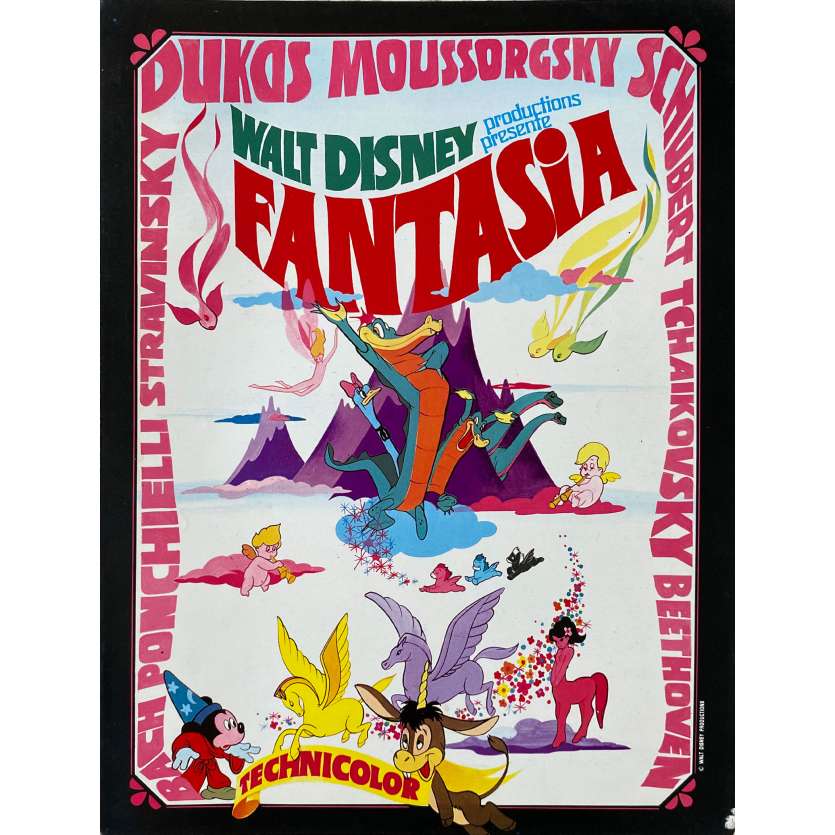 FANTASIA Synopsis 4p - 24x30 cm. - 1940/R1967 - Deems Taylor, Walt Disney