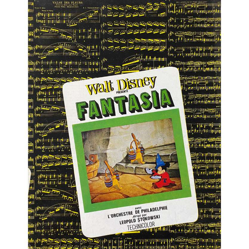 FANTASIA Synopsis 4p - 24x30 cm. - 1940/R1967 - Deems Taylor, Walt Disney
