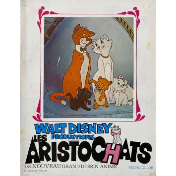 THE ARISTOCATS Herald 8p - 10x12 in. - 1970 - Walt Disney, Phil Harris