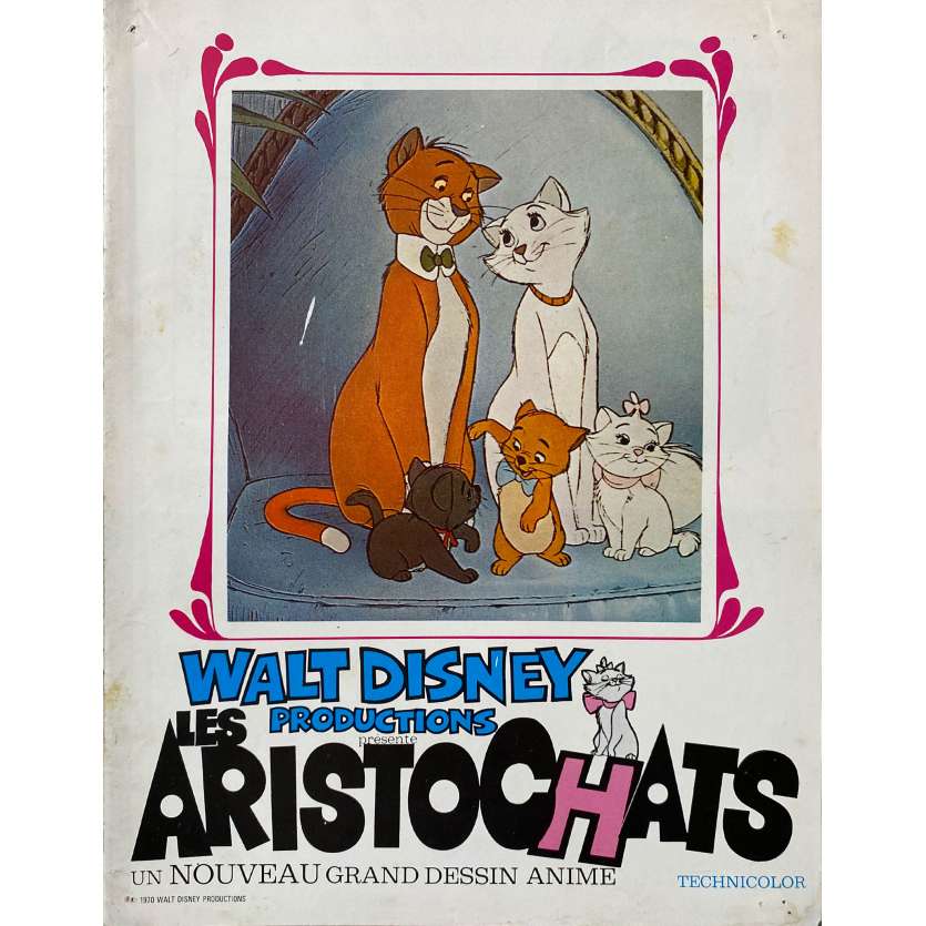LES ARISTOCHATS Synopsis 8p - 24x30 cm. - 1970 - Phil Harris, Walt Disney