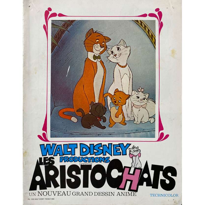 THE ARISTOCATS Herald 8p - 10x12 in. - 1970 - Walt Disney, Phil Harris