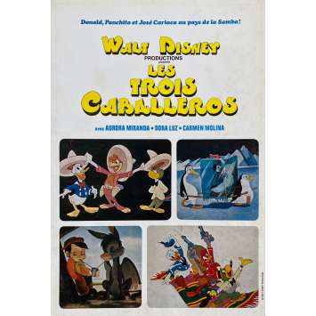 LES TROIS CABALLEROS Synopsis- 18x24 cm. - 1944/R1978 - Aurora Miranda, Walt Disney