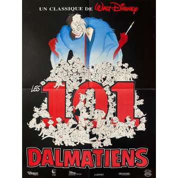 101 DALMATIANS Movie Poster- 15x21 in. - 1961/R1995 - Walt Disney, Rod Taylor