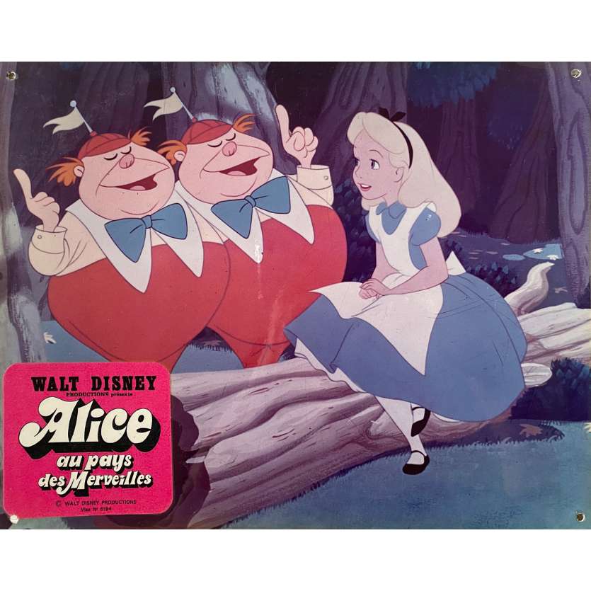 ALICE AU PAYS DES MERVEILLES Photo de film N03 - 24x30 cm. - 1951/R1975 - Ed Wynn, Walt Disney