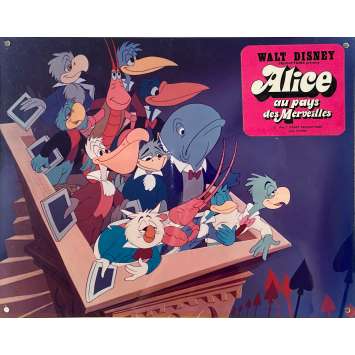 ALICE IN WONDERLAND Lobby Card N04 - 10x12 in. - 1951/R1975 - Walt Disney, Ed Wynn