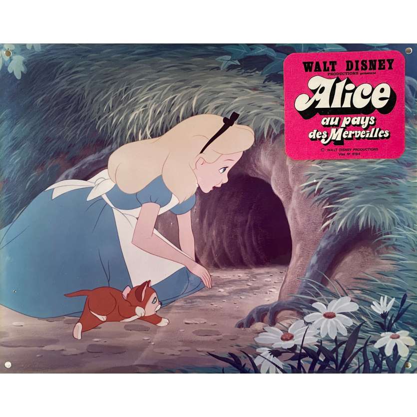 ALICE AU PAYS DES MERVEILLES Photo de film N05 - 24x30 cm. - 1951/R1975 - Ed Wynn, Walt Disney