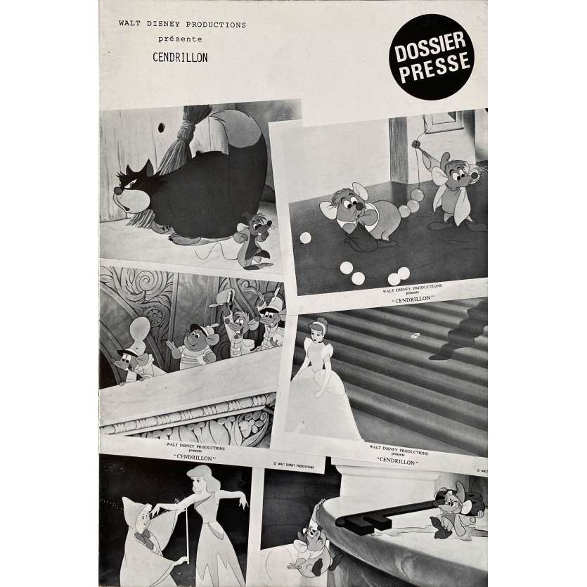CINDERELLA Pressbook 16p - 9x12 in. - 1950/R1978 - Walt Disney, Ilien Woods