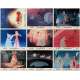 CENDRILLON Photos de film x9 - 21x30 cm. - 1950/R1986 - Ilien Woods, Walt Disney