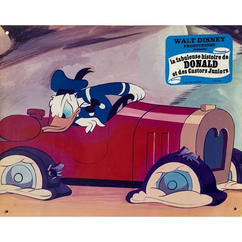 LA FABULEUSE HISTOIRE DE DONALD ET DES CASTORS JUNIORS Photo de film N04 - 24x30 cm. - 1975 - Donald Duck, Walt Disney