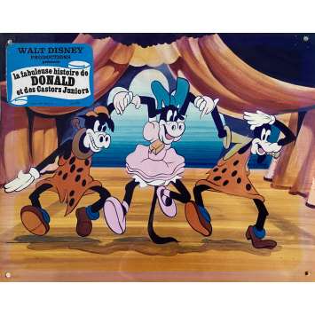 LA FABULEUSE HISTOIRE DE DONALD ET DES CASTORS JUNIORS Photo de film N06 - 24x30 cm. - 1975 - Donald Duck, Walt Disney