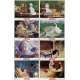 LES ARISTOCHATS Photos de film x8 - 21x30 cm. - 1970/R1994 - Phil Harris, Walt Disney