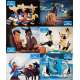 THE THREE CABALLEROS Lobby Cards x6 - 9x12 in. - 1944/R1978 - Walt Disney, Aurora Miranda