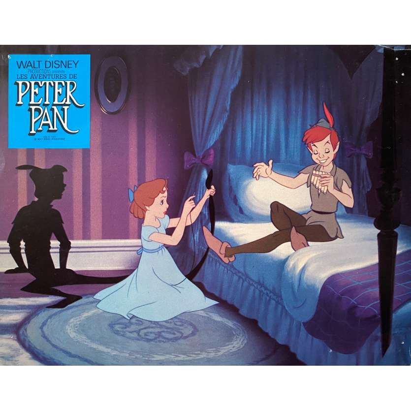 PETER PAN Lobby Card N01 - 10x12 in. - 1953/R1977 - Walt Disney, Bobby Driscoll