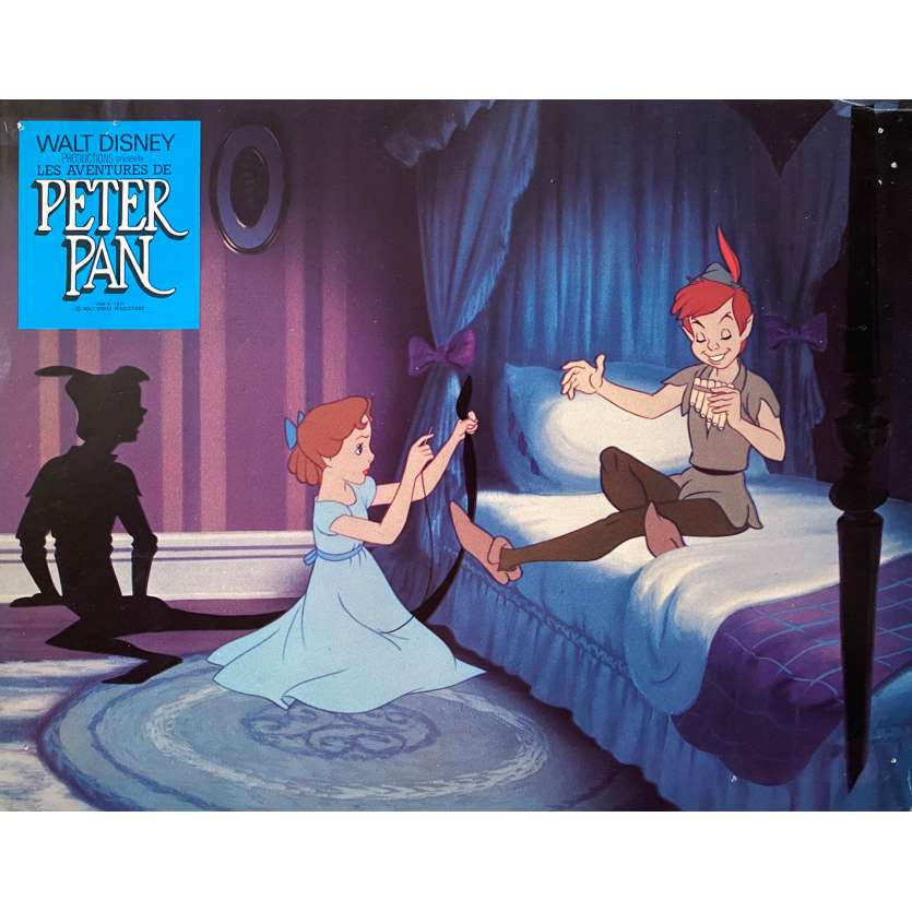 PETER PAN Photo de film N01 - 24x30 cm. - 1953/R1977 - Bobby Driscoll, Walt Disney