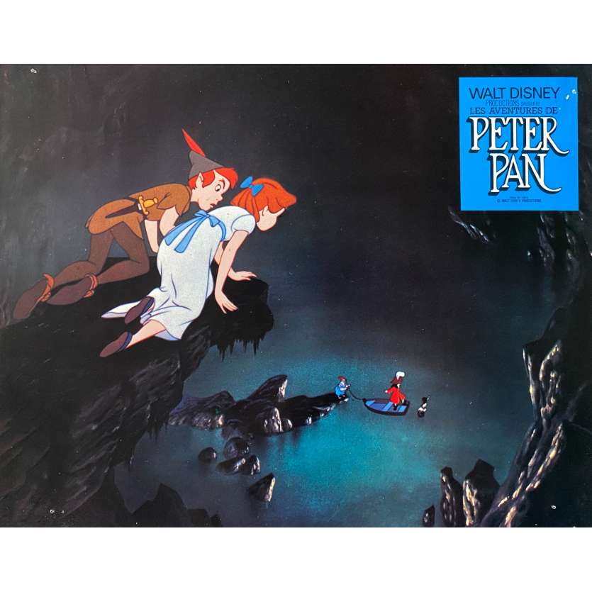 PETER PAN Lobby Card N02 - 10x12 in. - 1953/R1977 - Walt Disney, Bobby Driscoll