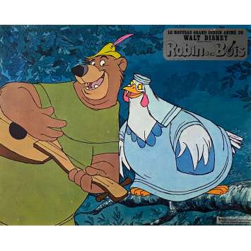 DISNEY'S ROBIN HOOD Lobby Card N05 - 10x12 in. - 1973 - Walt Disney, Brian Beford