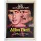 ADIEU L'AMI Affiche de film entoilée- 60x80 cm. - 1968 - Alain Delon, Charles Bronson, Jean Herman