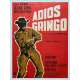 ADIOS GRINGO Affiche de film entoilée- 60x80 cm. - 1965 - Giuliano Gemma, Giorgio Stegani