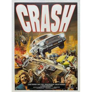 CRASH! Movie Poster- 23x32 in. - 1976 - Charles Band, José ferrer