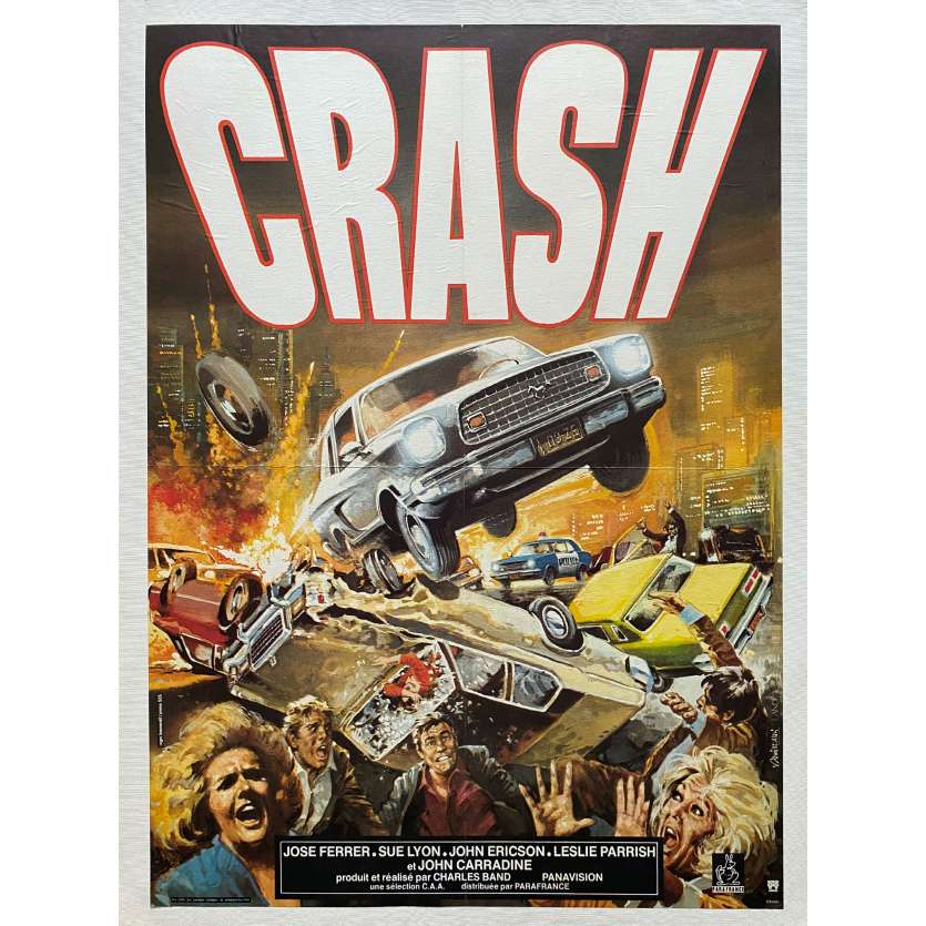 CRASH! French Movie Poster 23x32 in. 1976