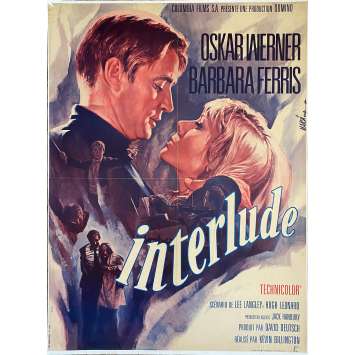 INTERLUDE Affiche de film entoilée- 60x80 cm. - 1957 - June Allyson, Douglas Sirk